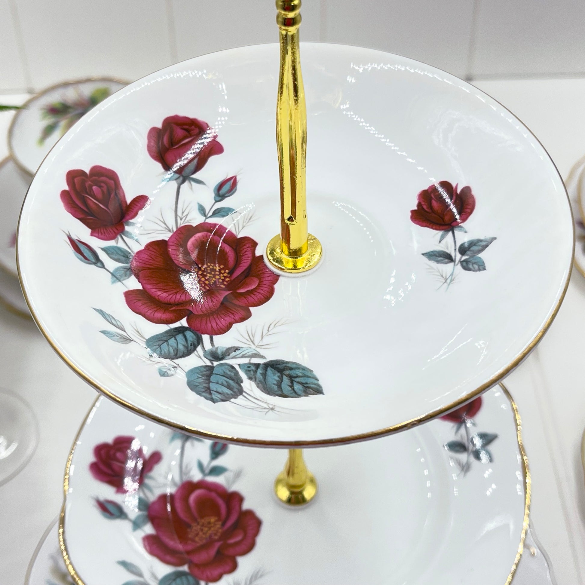 Royal Albert, Shelley, Queen Anne, Duchess, Colclough Crazy High Tea Set