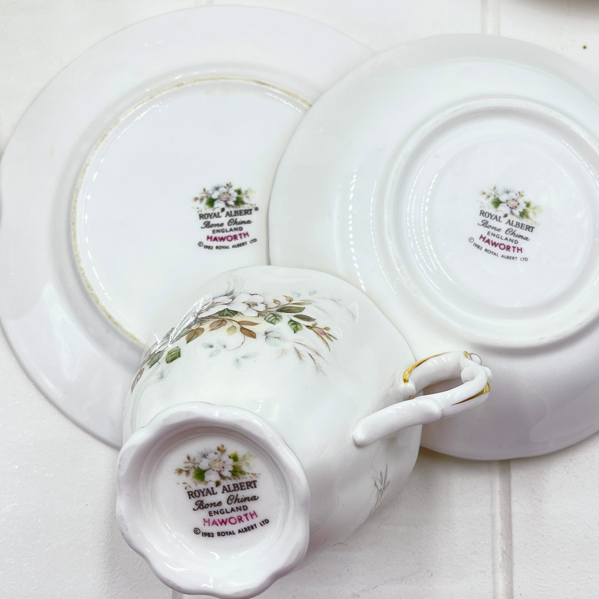 Royal Albert Vintage Haworth Trio