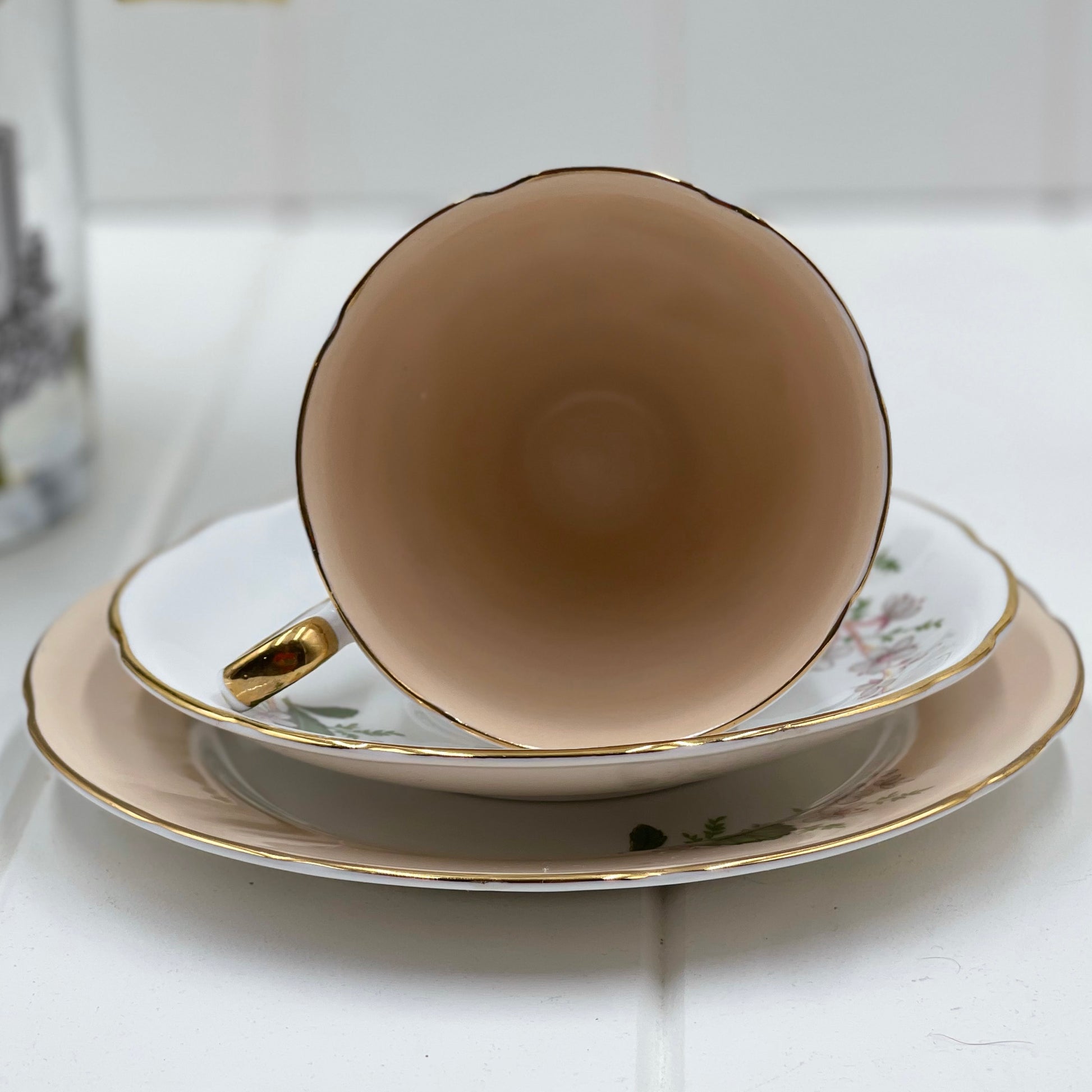 Royal Stafford Vintage London Pride Peach Colourway Trio