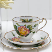 Roslyn China Vintage Would Famous Roses Peace Trio