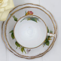 Roslyn China Vintage Would Famous Roses Peace Trio