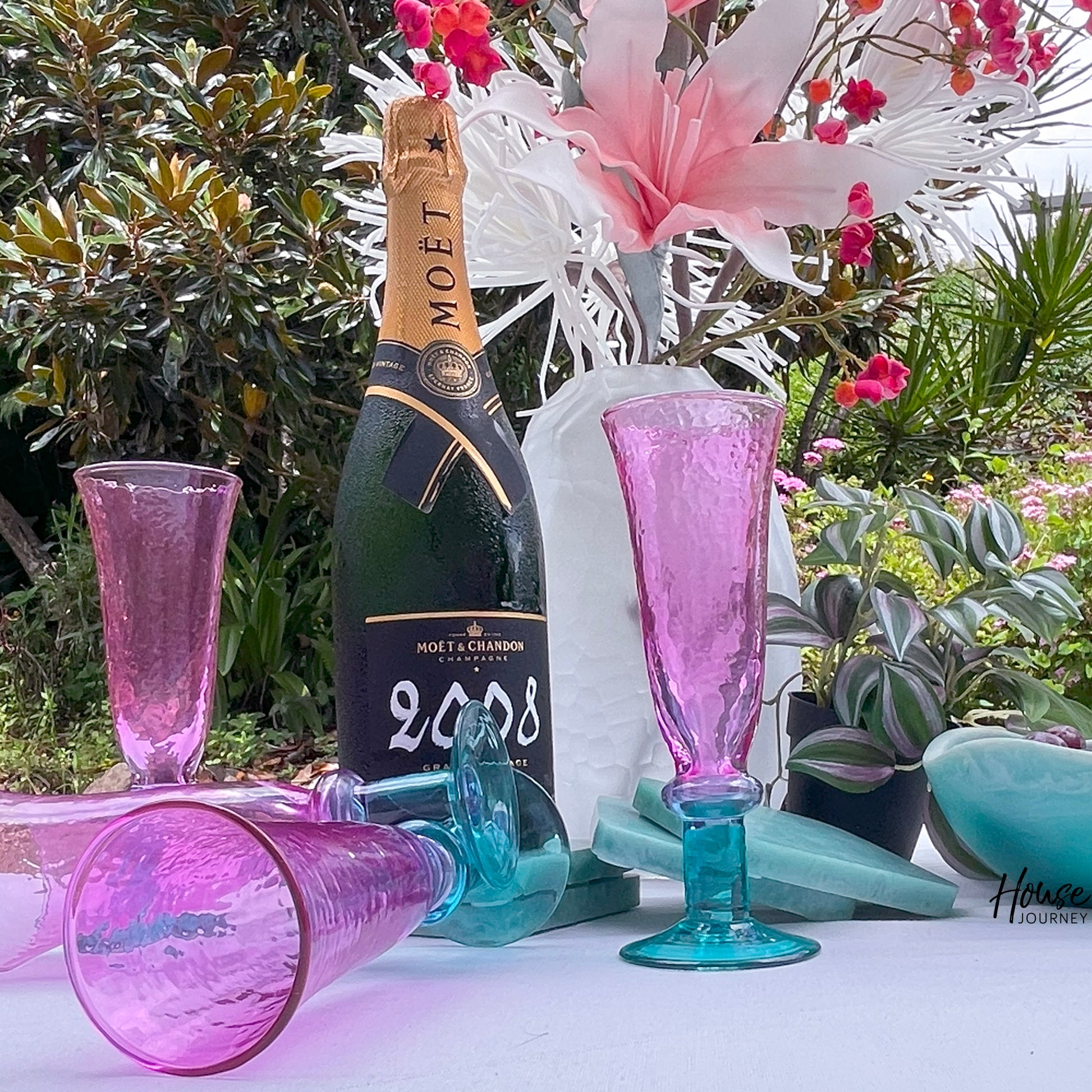 Orana Champagne Flute Set of 4
