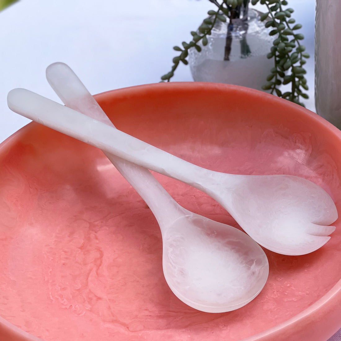 Lorne Salad Servers White
