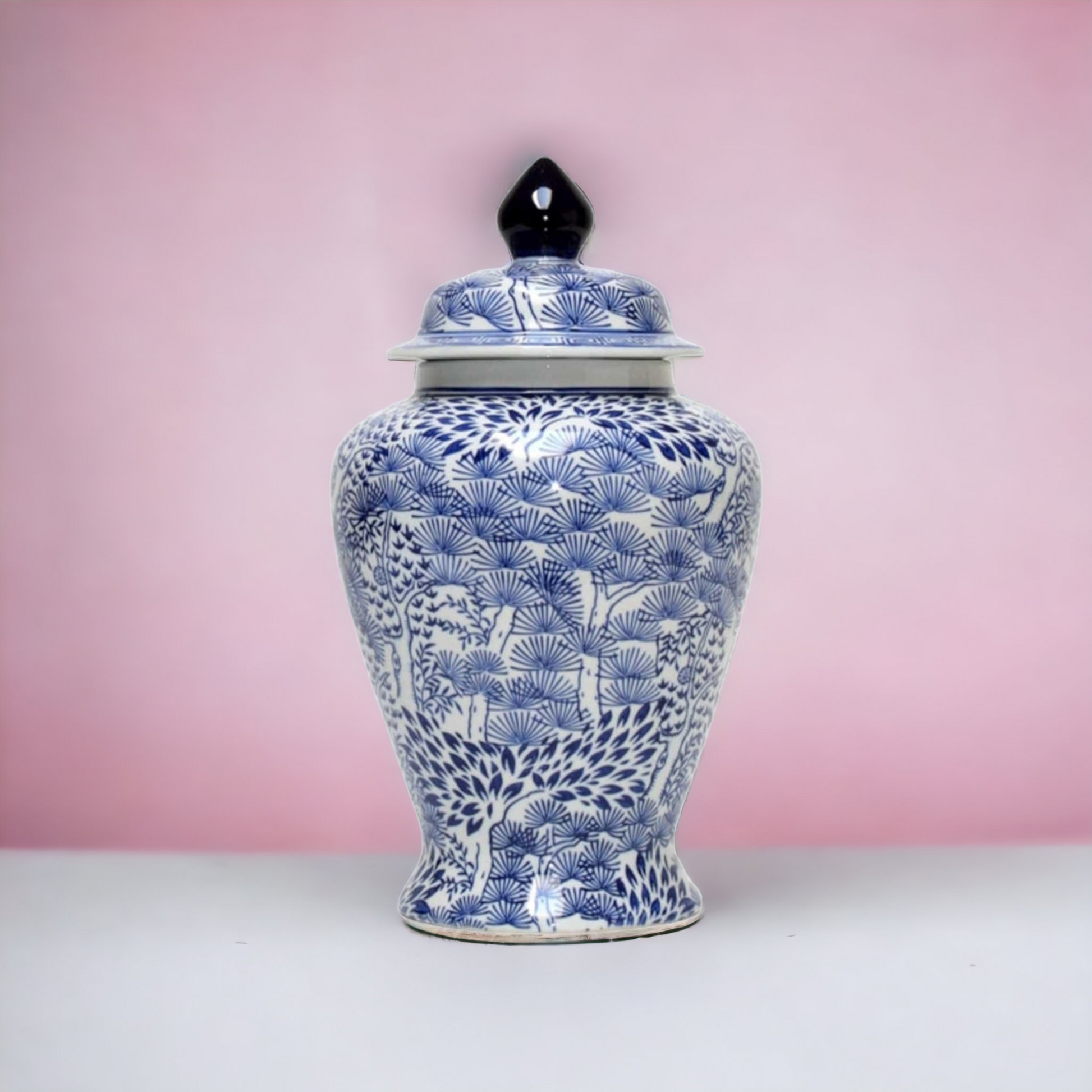 Lotus Temple Ginger Jar