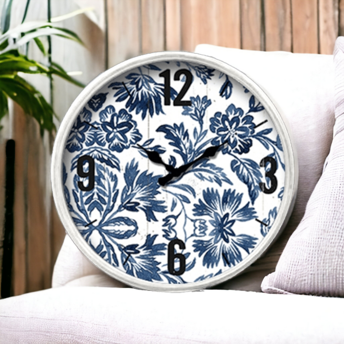 Rosie Floral Wall Clock