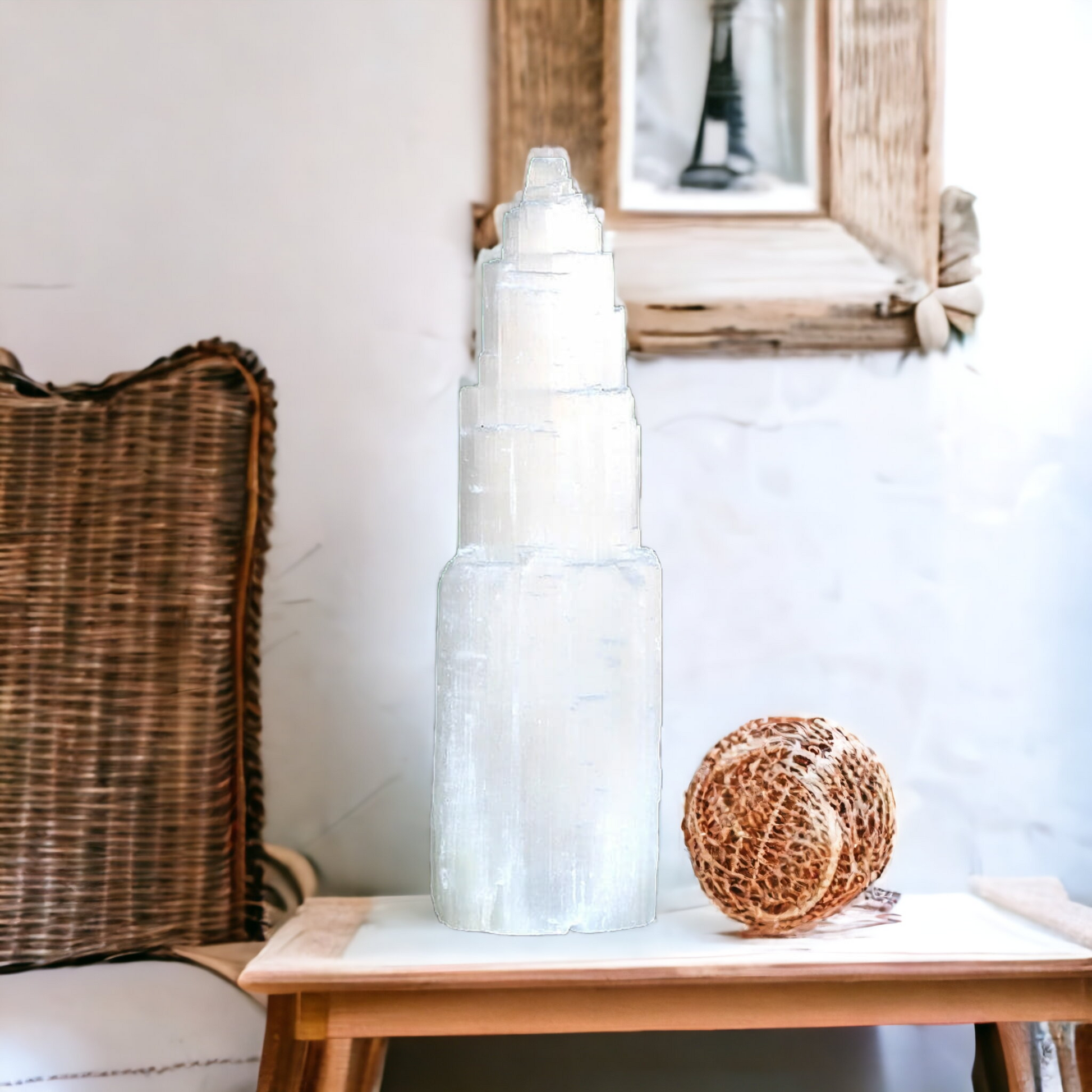 Selenite Lamp