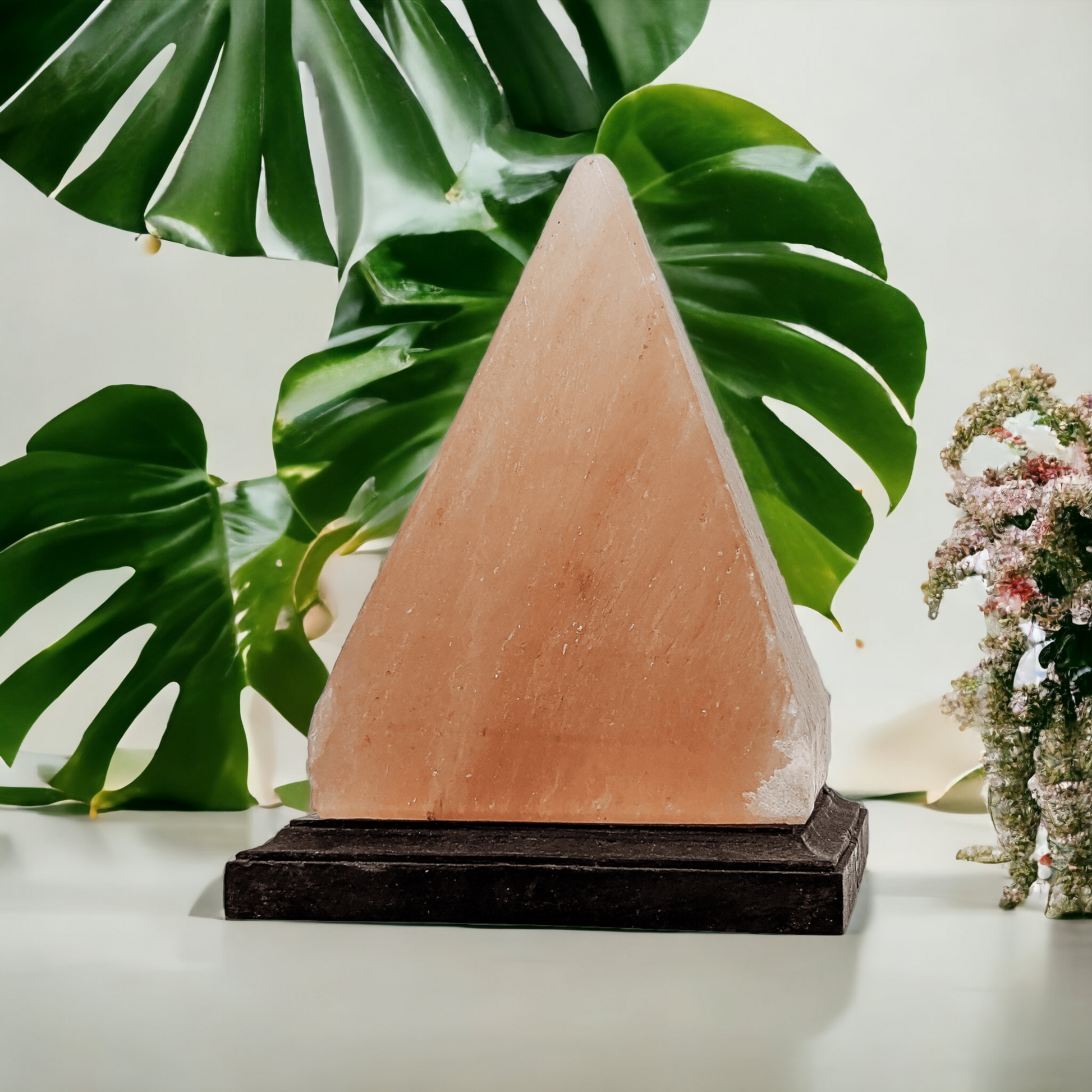 Pyramid Salt Lamp