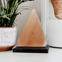 Pyramid Salt Lamp