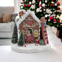 LED Gingerbread House