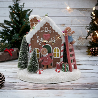 LED Gingerbread House