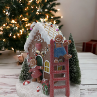 LED Gingerbread House