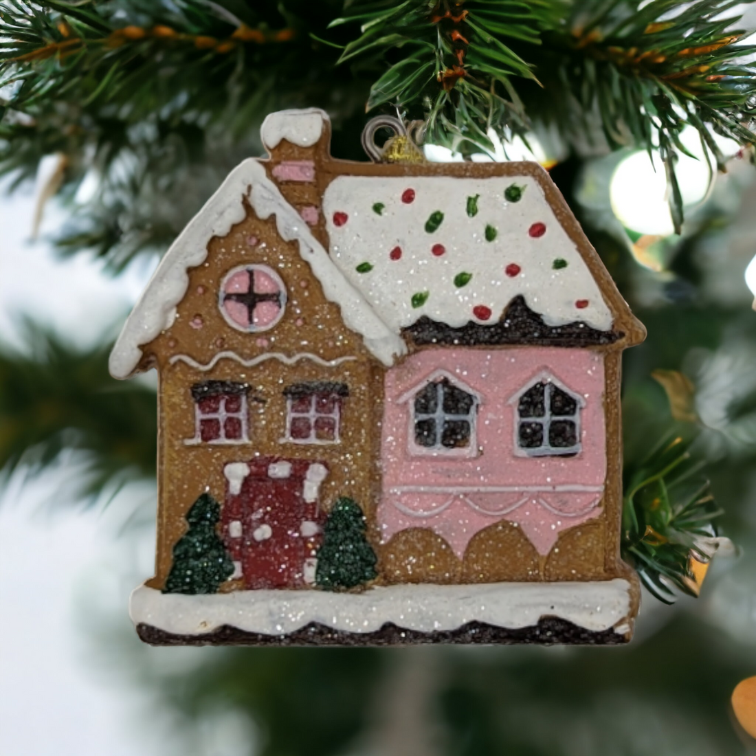 Hanging Gingerbread House