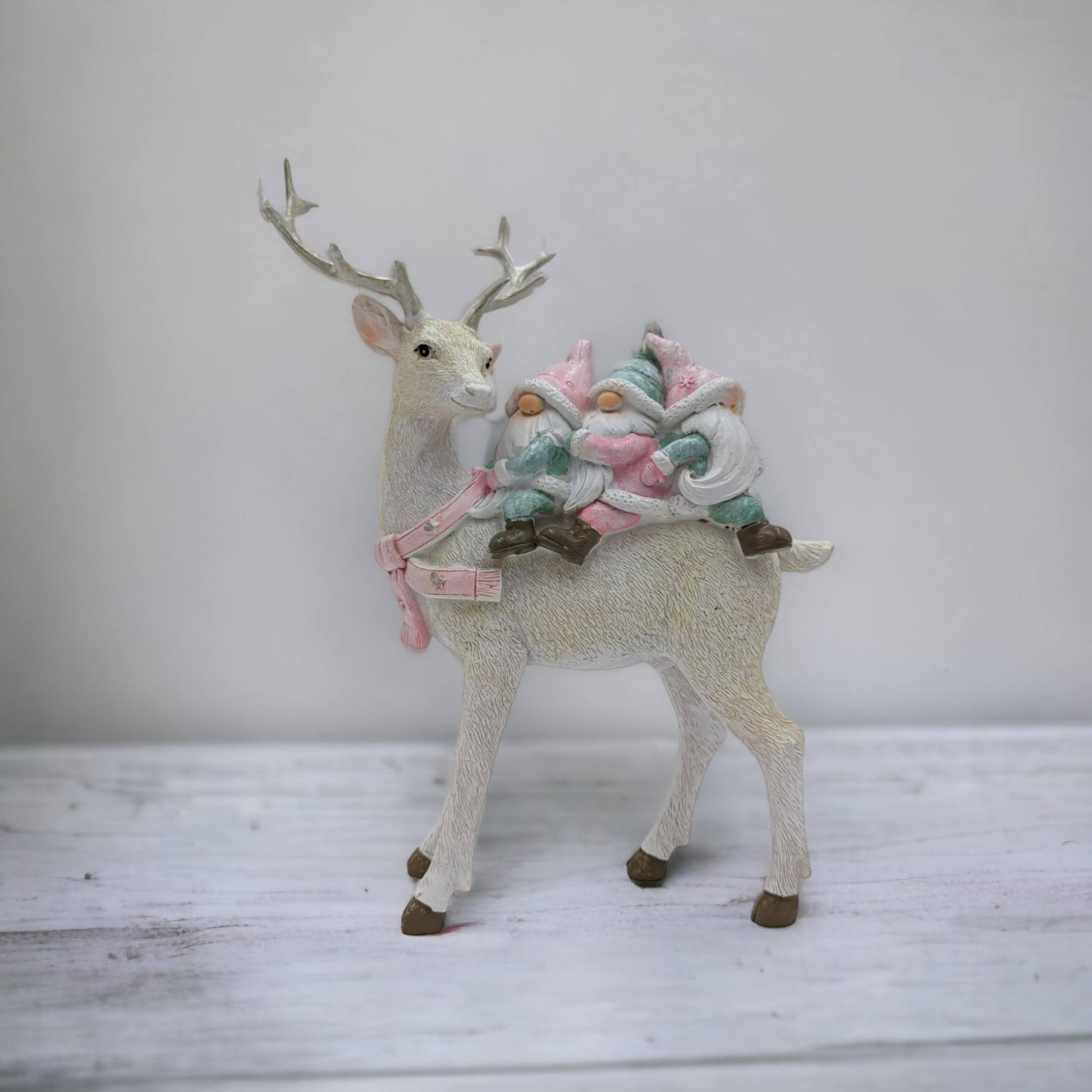 Reindeer with Gnome Friends