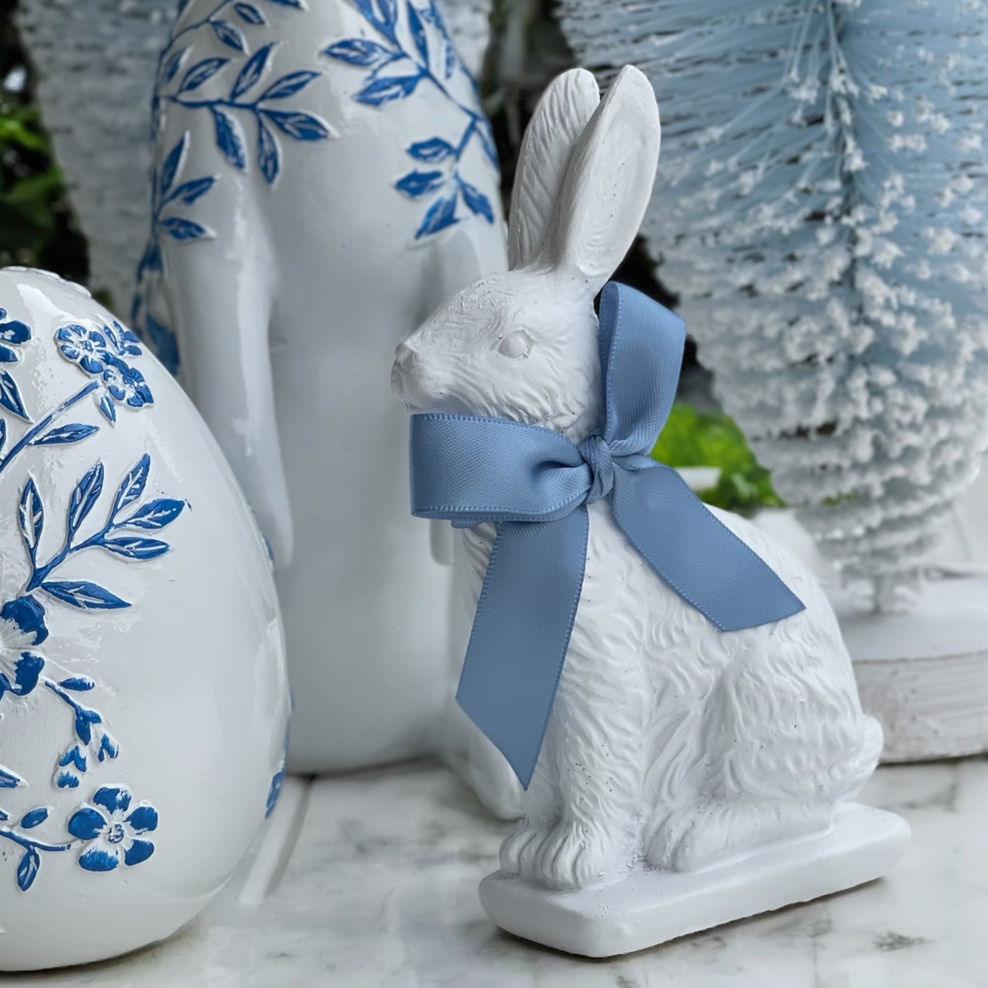 Medium Blue Ribboned Rabbit