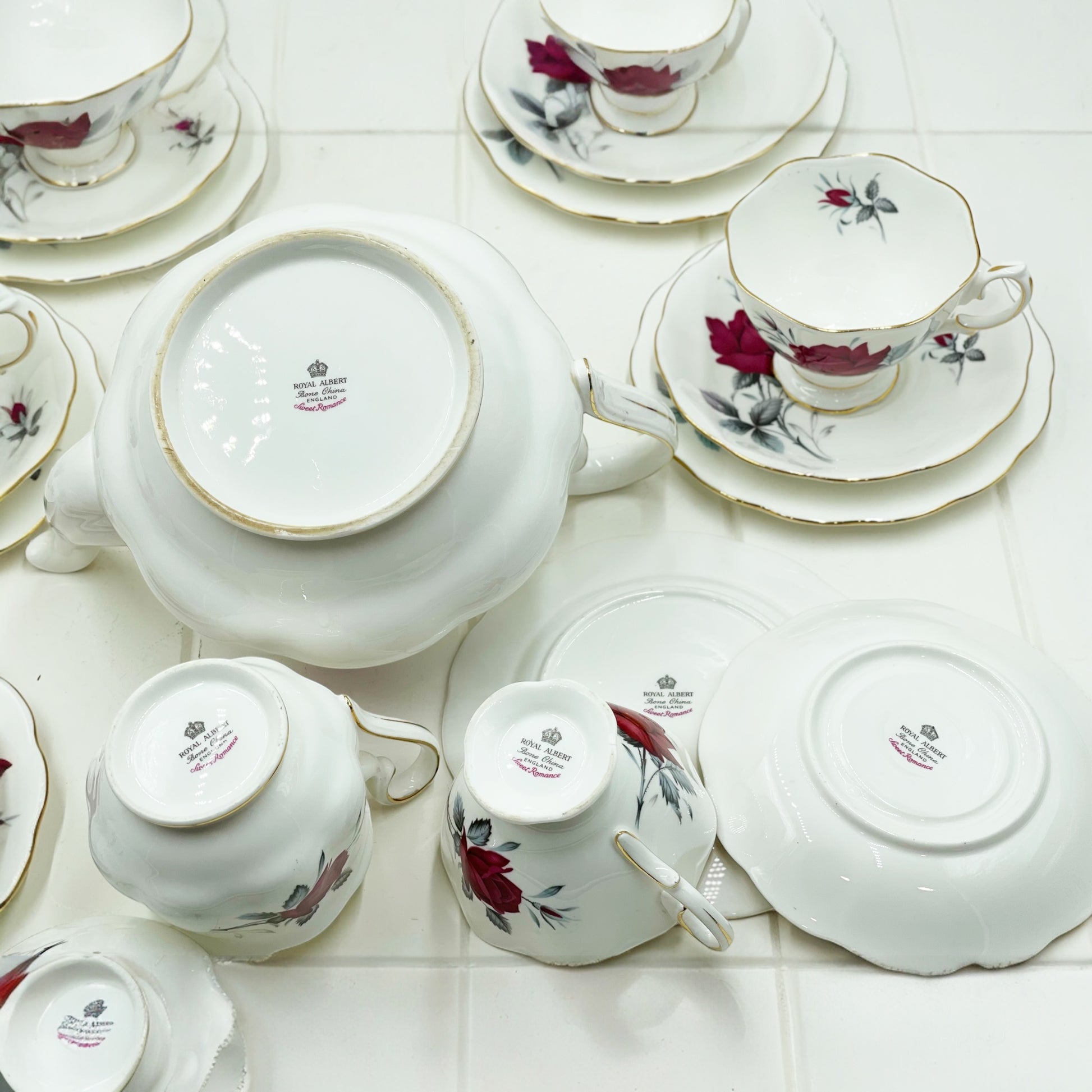Royal Albert Sweet Romance Tea Set