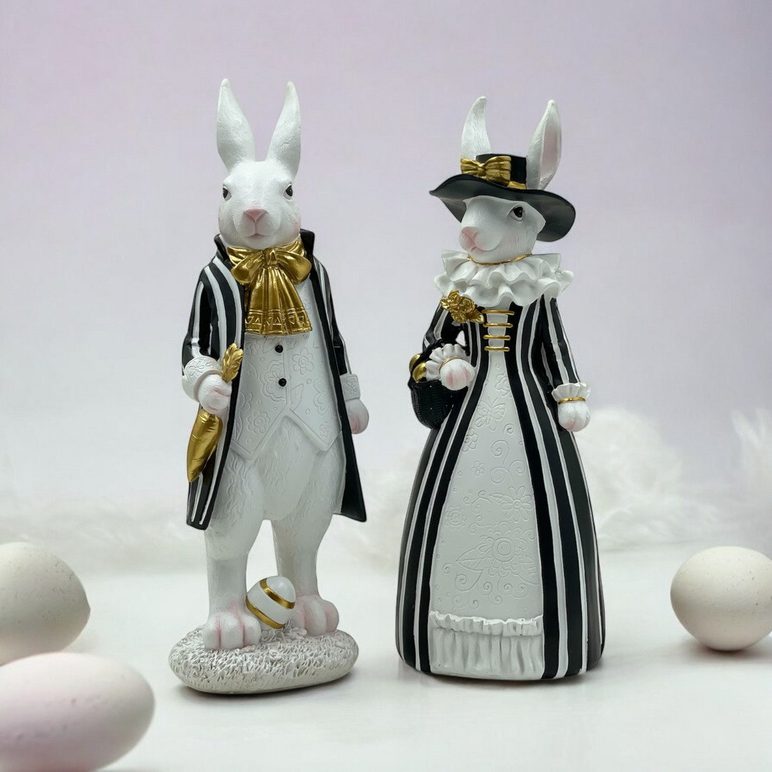Exquisite Mr and Mrs Rabbit