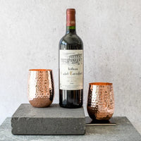 Stemless Copper Glasses