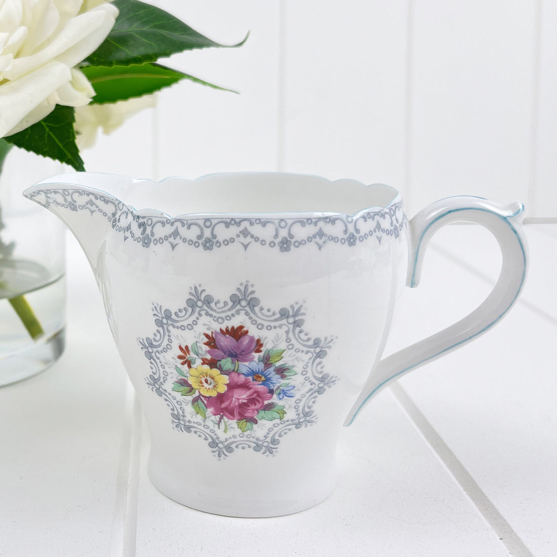 Shelley Vintage Crochet 13303 Creamer