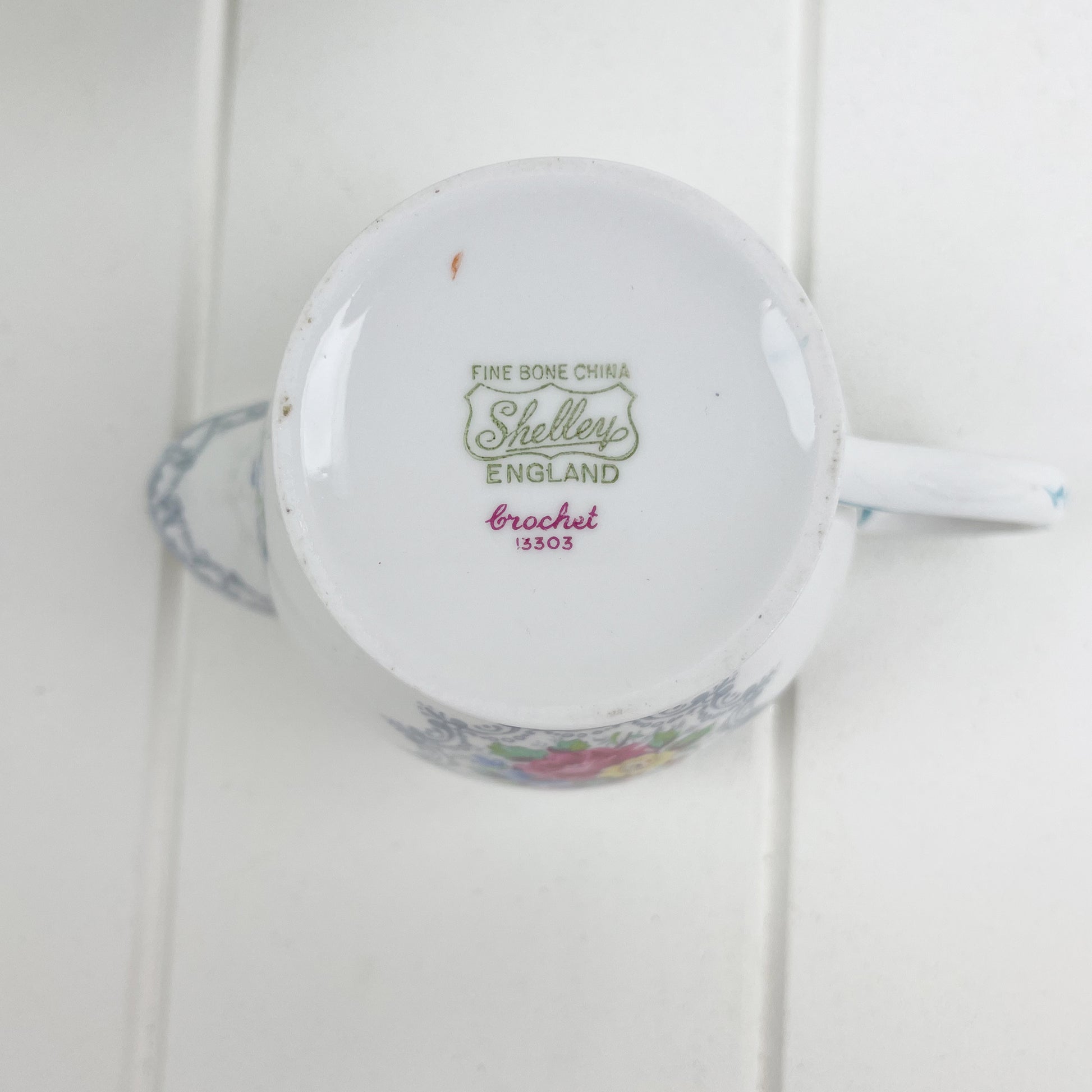 Shelley Vintage Crochet 13303 Creamer