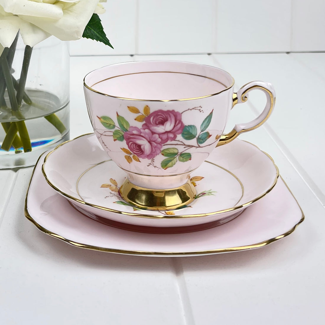 Tuscan Vintage Regency (8872H) Pink Trio