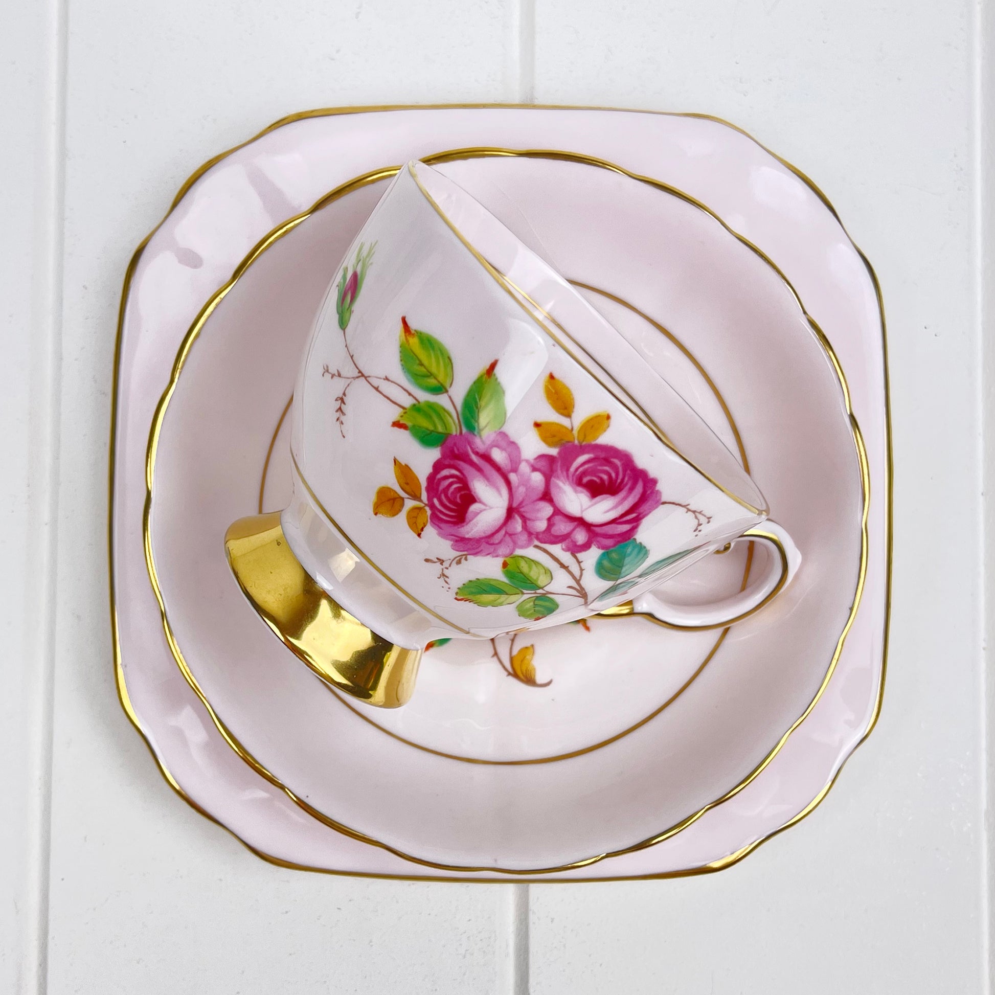 Tuscan Vintage Regency (8872H) Pink Trio