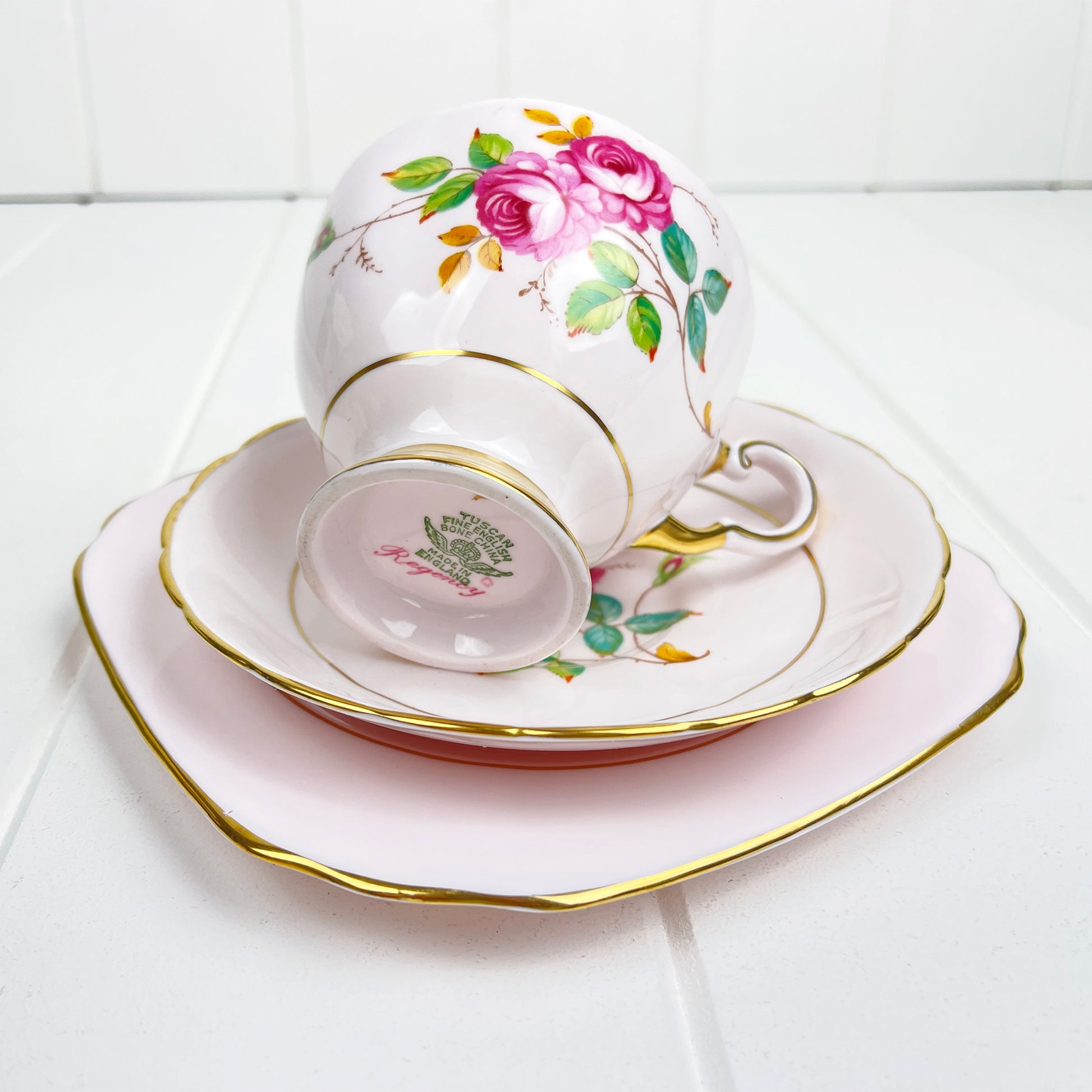 Tuscan Vintage Regency (8872H) Pink Trio