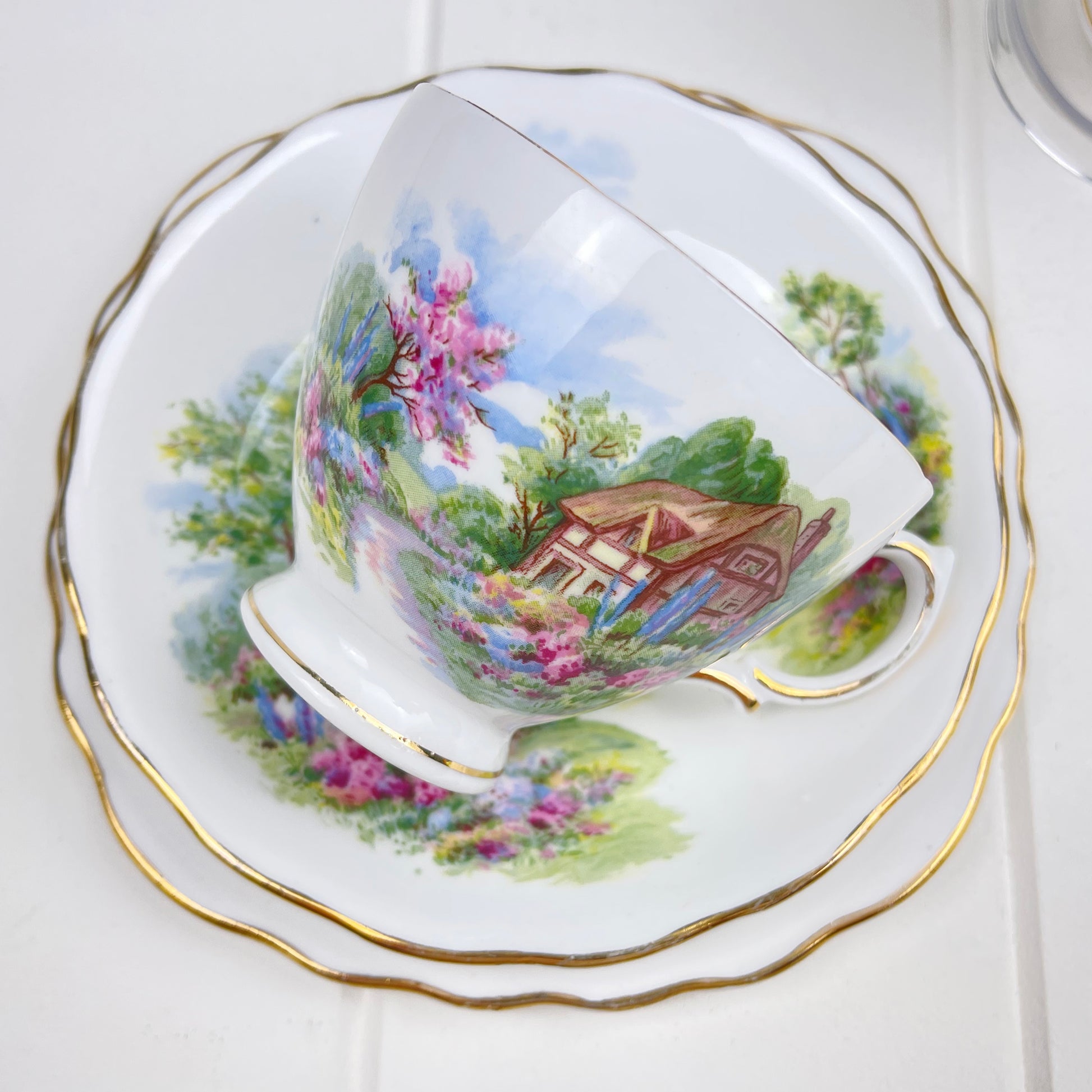 Royal Vale Vintage Country Cottage Trios x 2