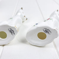 Staffordshire Vintage Pair of Floral Cats