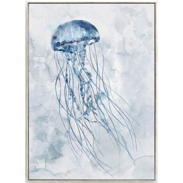 Enchanted Jellyfish Framed Canvas Print