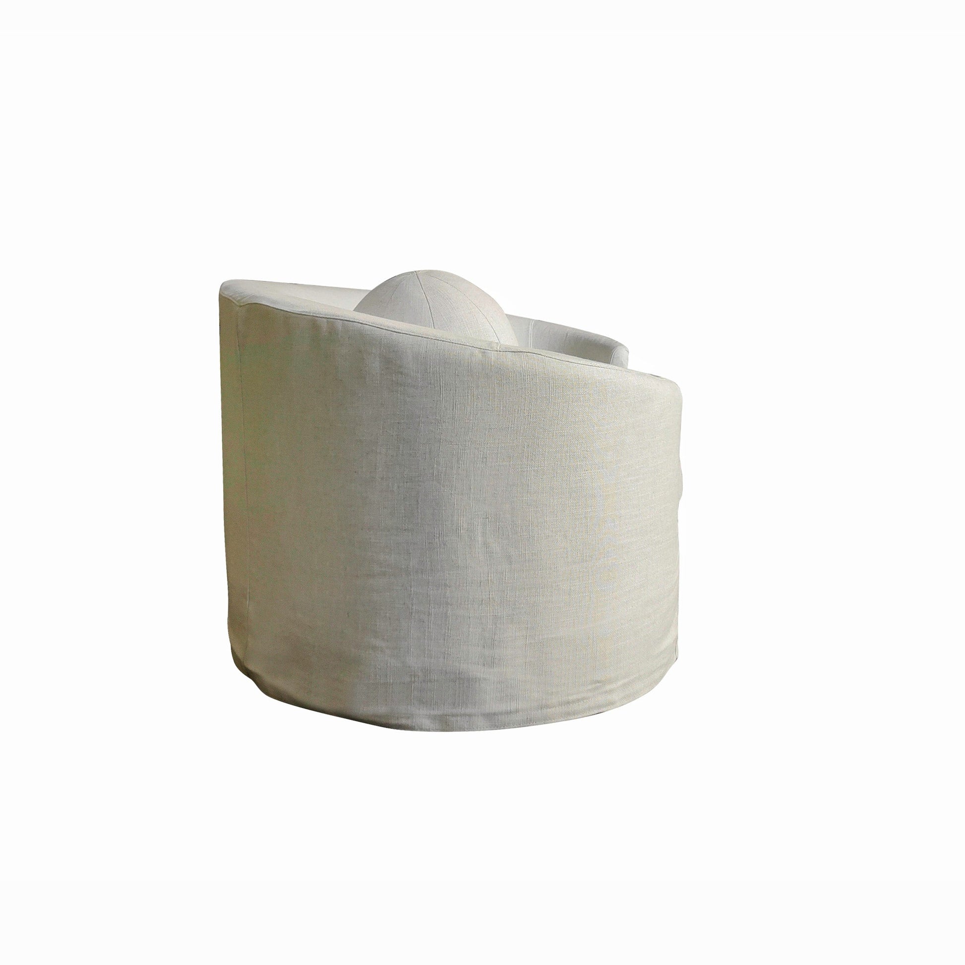 Cafe Lighting & Living Elle 3 Seater Slip Cover Sofa - Natural Linen