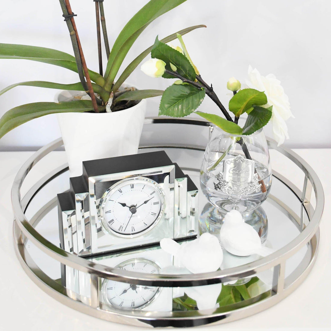 Christinia Clock Paris Mirror Mantel Clock