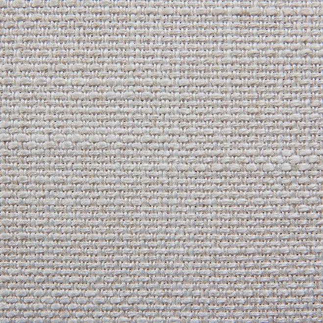 House Journey Aiden White Steel Kitchen Stool - Natural Linen