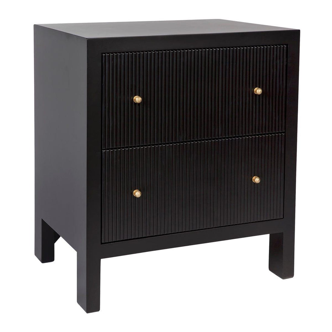 House Journey Ariana Bedside Table - Large Black