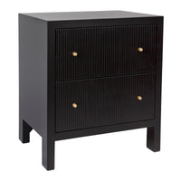 House Journey Ariana Bedside Table - Large Black