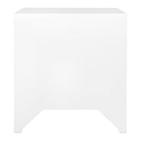 House Journey Ariana Bedside Table - Large White