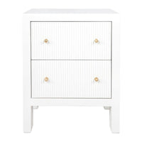 House Journey Ariana Bedside Table - Small White