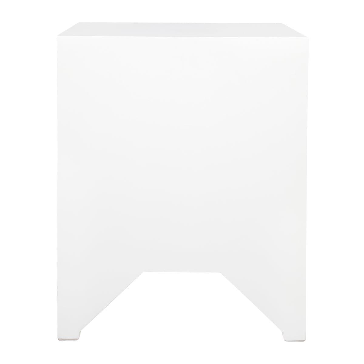 House Journey Ariana Bedside Table - Small White