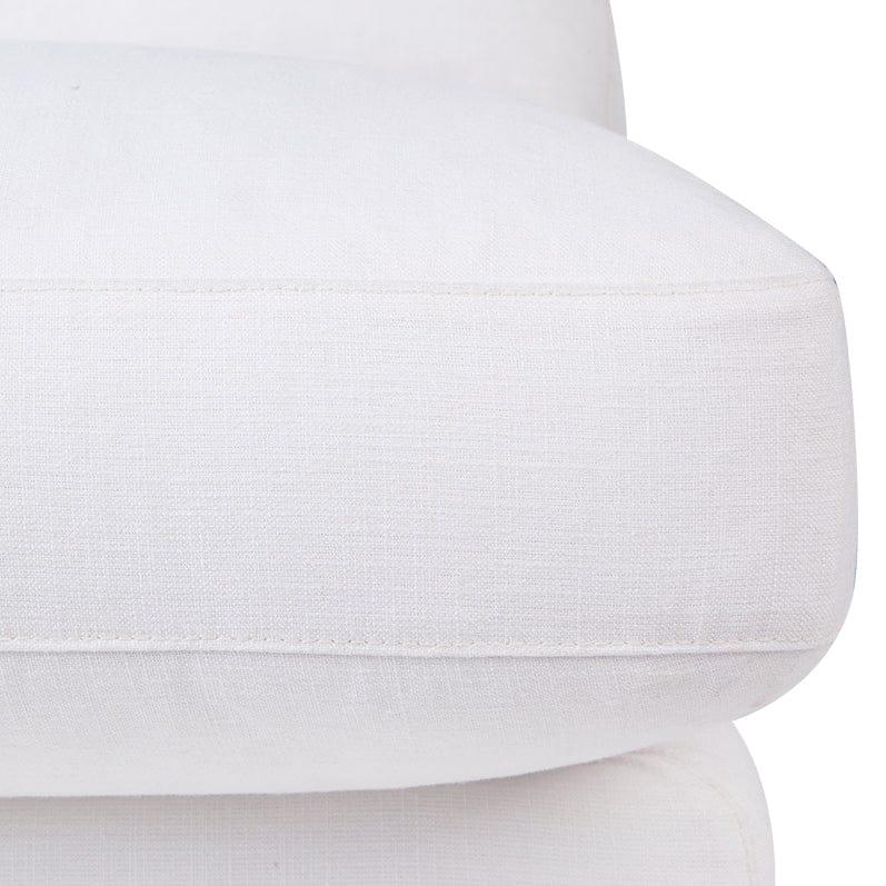 House Journey Birkshire Slip Cover Occasional Chair - White Linen