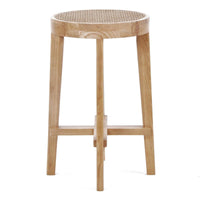 House Journey Cape Byron Rattan Kitchen Stool - Natural