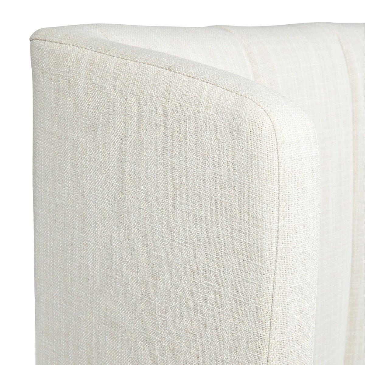 House Journey Central Park Queen Bedhead - Natural Linen