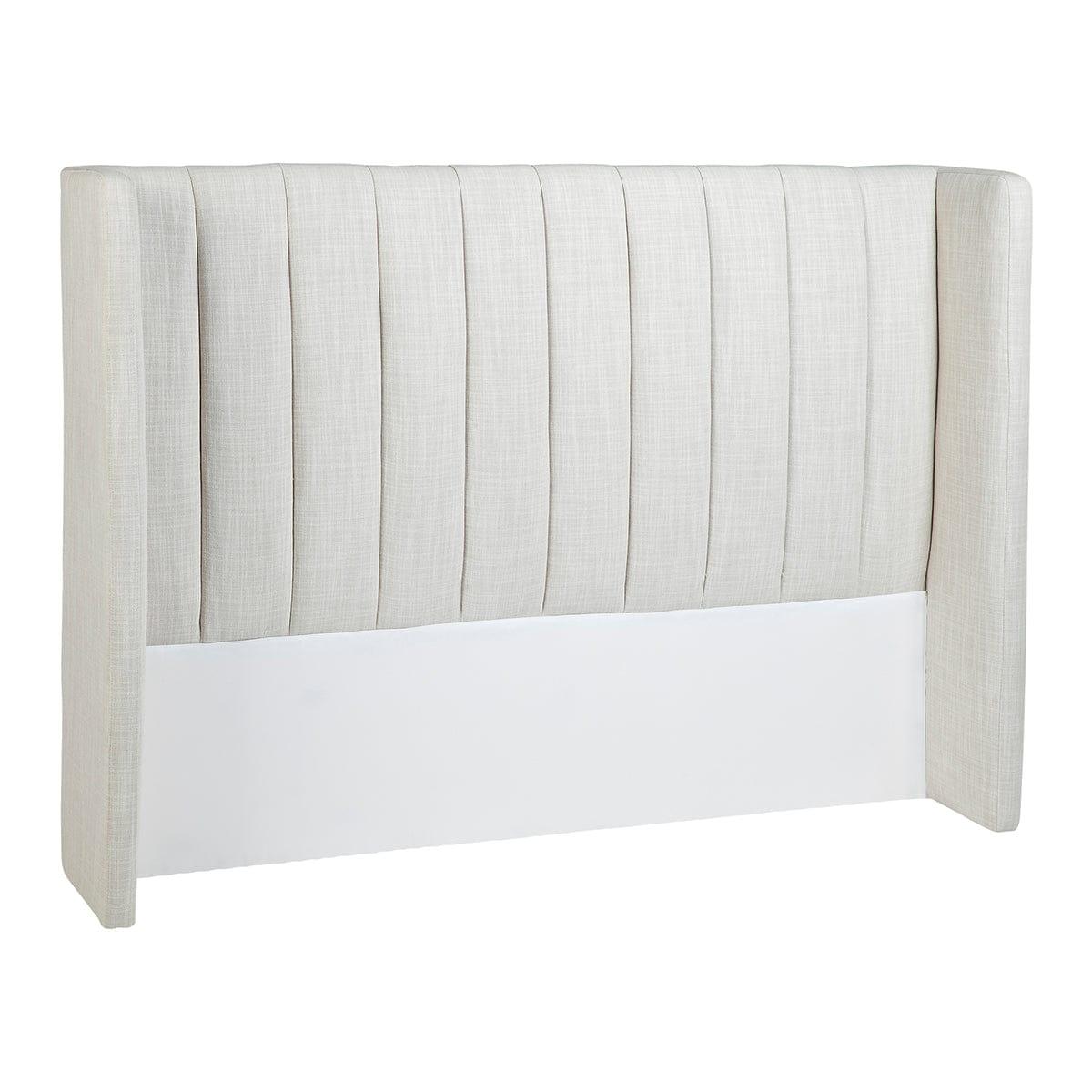 House Journey Central Park Queen Bedhead - Natural Linen