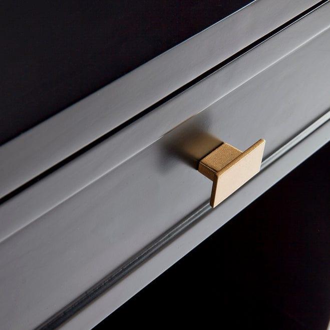 House Journey Logan Bedside Table - Black