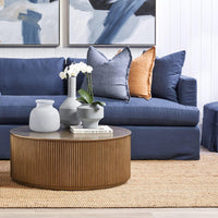 House Journey Nomad Round Coffee Table - Antique Gold