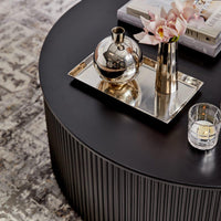 House Journey Nomad Round Coffee Table - Black