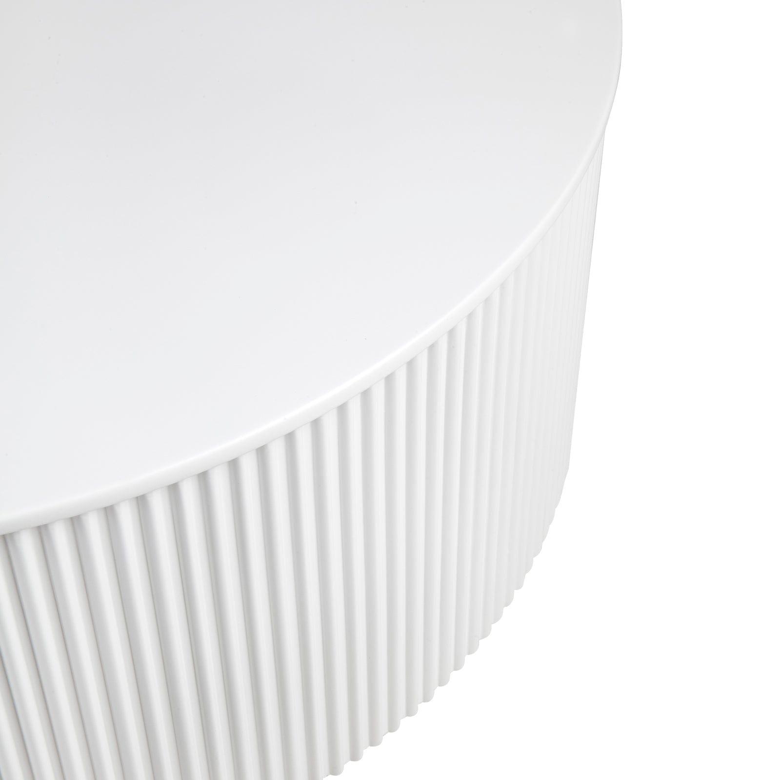 House Journey Nomad Round Coffee Table - White