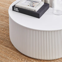 House Journey Nomad Round Coffee Table - White