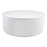 House Journey Nomad Round Coffee Table - White
