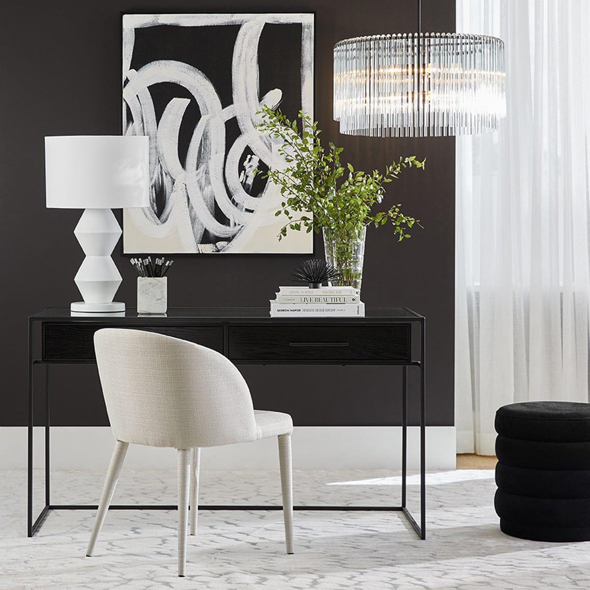 House Journey Table Lamp Abstract Table Lamp - White