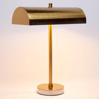 House Journey Table Lamp Hamlin Desk Lamp - Brushed Brass