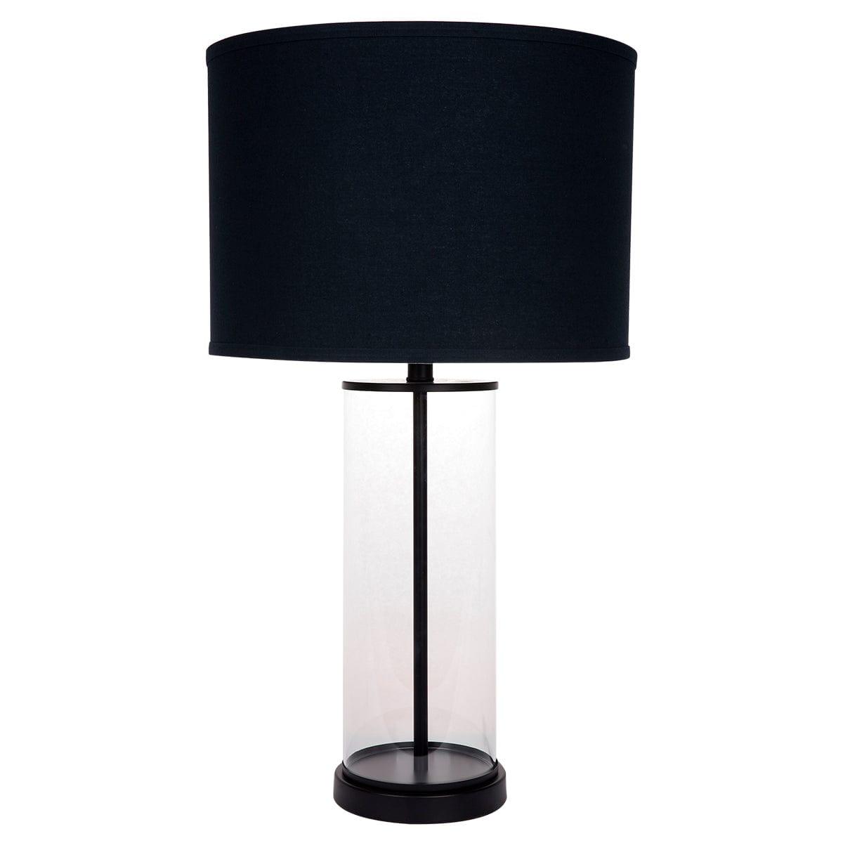 House Journey Table Lamp Left Bank Table Lamp - Black w Black Shade